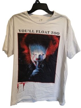 White 'IT' Graphic Tee - You'll Float Too